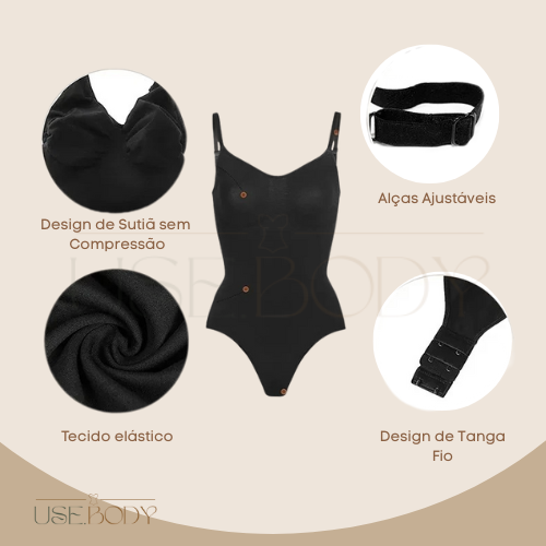 Body Modelador ConfortSlim - [COMPRE 1 & LEVE 2]